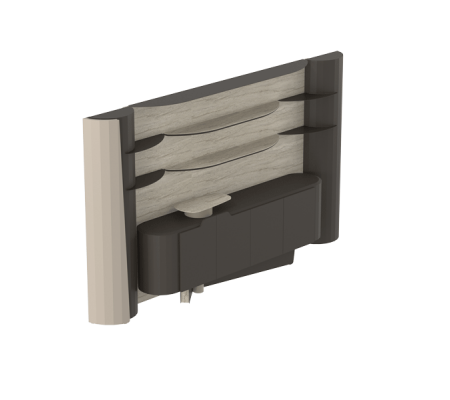 Monolıthı Panolu Ofis Büro Makam Takımı